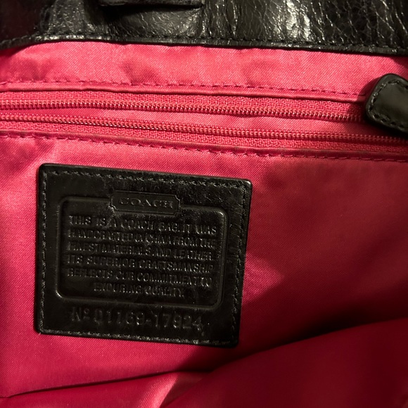 Coach vintage black leather purse - Picture 10 of 11